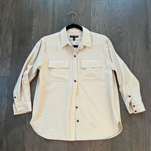 Banana Republic Cream Lightweight Corduroy Jacket